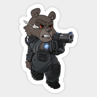 Tactical Teddies ® TTHQ Rocco Sticker